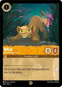 Nala - Mischievous Cub - Disney Lorcana Promo Cards (DLPC) #3 - Promo Disney Lorcana Trading Card