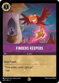 Finders Keepers - Disney Lorcana Promo Cards (DLPC) #4 - Promo Disney Lorcana Trading Card