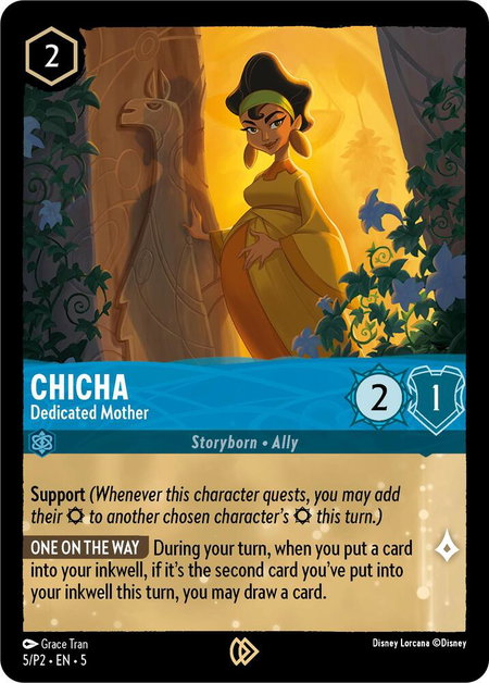 Chicha - Dedicated Mother - Disney Lorcana Promo Cards Disney Lorcana trading card