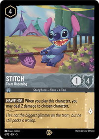 Stitch - Team Underdog - Disney Lorcana Promo Cards (DLPC) #6 - Promo Disney Lorcana Trading Card