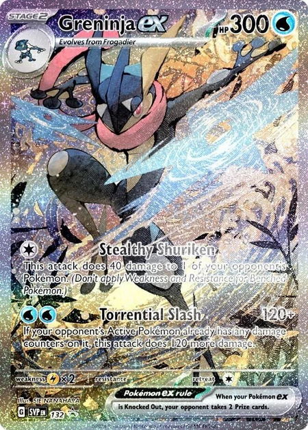 Greninja ex - 132 - SV: Scarlet & Violet Promo Cards Pokémon trading card