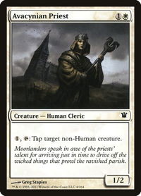 Avacynian Priest - Innistrad (ISD) #4 - Common Magic: The Gathering Trading Card