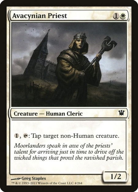 Avacynian Priest - Innistrad Magic: The Gathering trading card