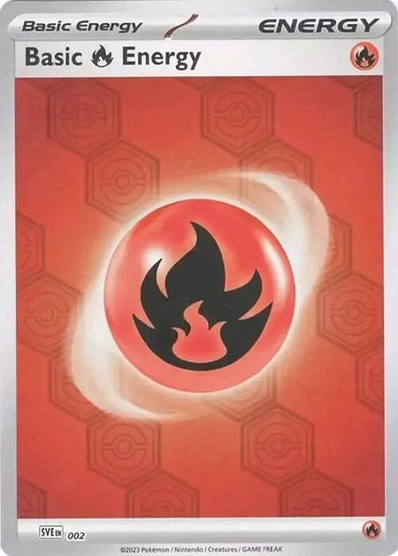 Basic Fire Energy - SV: Shrouded Fable Pokémon trading card