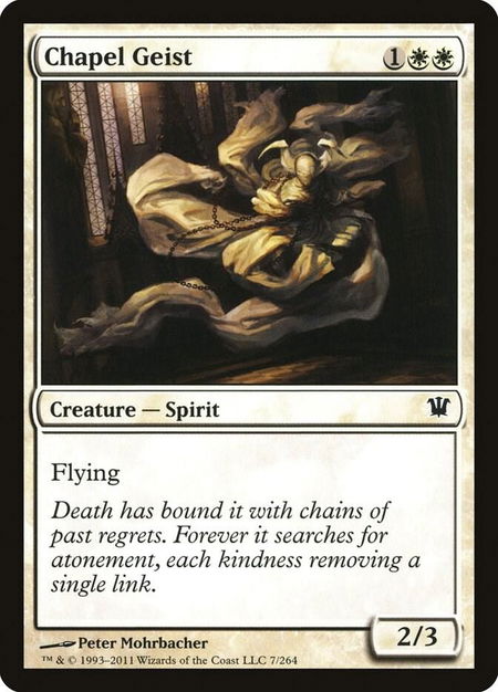 Chapel Geist - Innistrad Magic: The Gathering trading card