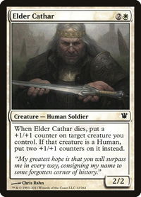 Elder Cathar - Innistrad (ISD) #12 - Common Magic: The Gathering Trading Card