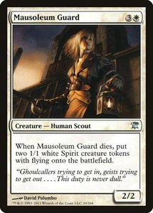 Mausoleum Guard - Innistrad (ISD) #20 - Uncommon Magic: The Gathering Trading Card