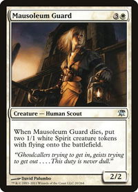 Mausoleum Guard - Innistrad (ISD) #20 - Uncommon Magic: The Gathering Trading Card