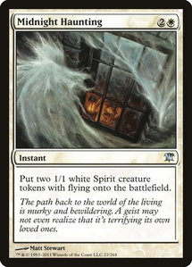Midnight Haunting - Innistrad (ISD) #22 - Uncommon Magic: The Gathering Trading Card