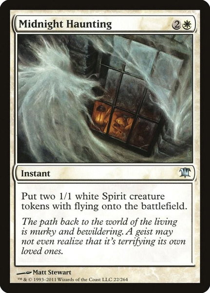 Midnight Haunting - Innistrad Magic: The Gathering trading card