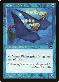 Manta Riders - Tempest (TMP) #74 - Common Magic: The Gathering Trading Card