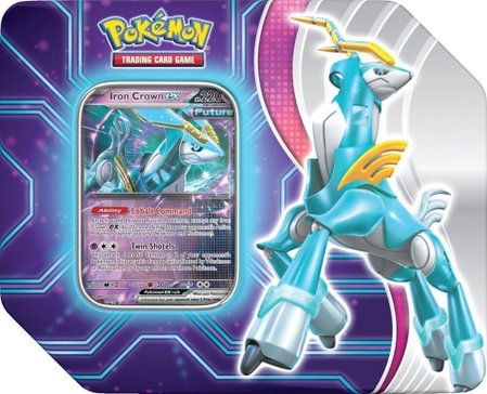 Paradox Destinies Tin [Iron Crown ex] - Miscellaneous Cards & Products Pokémon trading card