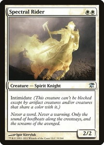 Spectral Rider - Innistrad (ISD) #35 - Uncommon Magic: The Gathering Trading Card