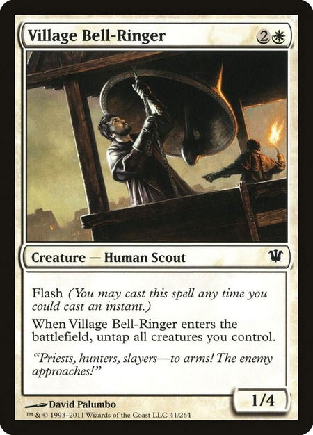 Village Bell-Ringer - Innistrad Magic: The Gathering trading card