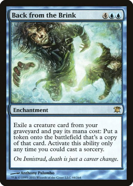 Back from the Brink - Innistrad Magic: The Gathering trading card