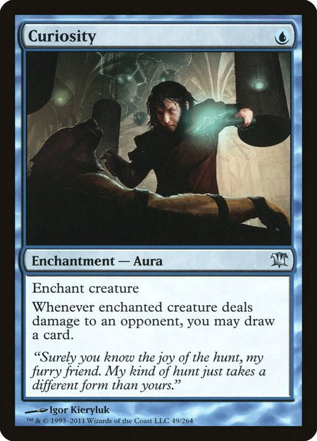 Curiosity - Innistrad Magic: The Gathering trading card