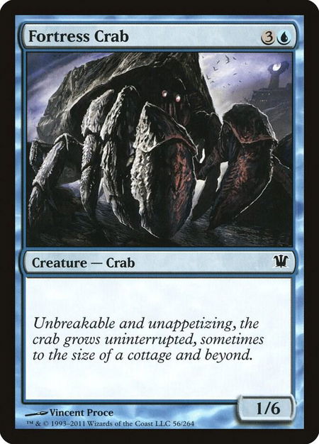 Fortress Crab - Innistrad Magic: The Gathering trading card