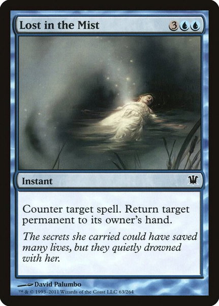 Lost in the Mist - Innistrad Magic: The Gathering trading card