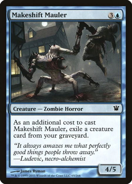 Makeshift Mauler - Innistrad Magic: The Gathering trading card