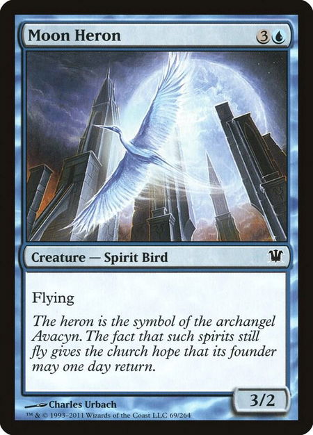 Moon Heron - Innistrad Magic: The Gathering trading card