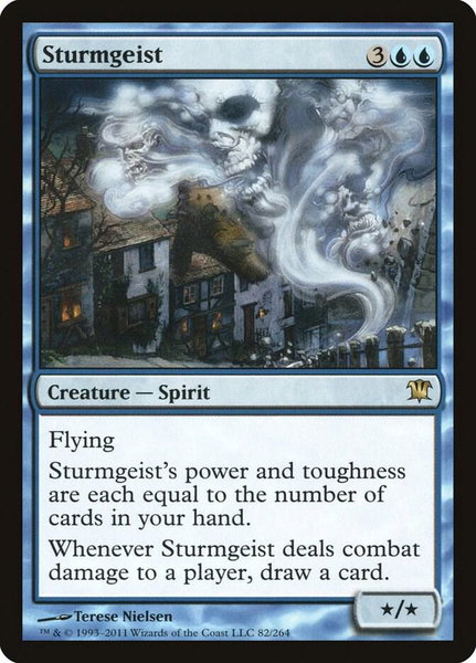 Sturmgeist trading card from Innistrad Sturmgeist - Innistrad Magic: The Gathering trading card