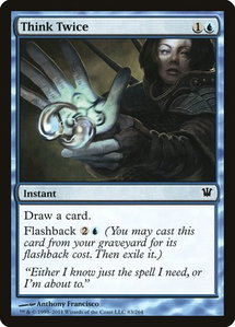 Think Twice - Innistrad (ISD) #83 - Common Magic: The Gathering Trading Card
