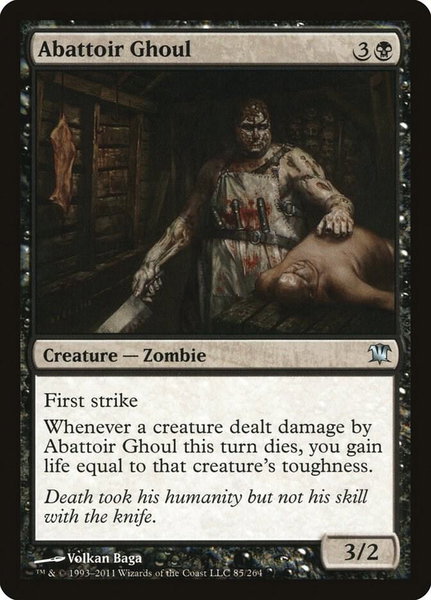 Abattoir Ghoul - Innistrad Magic: The Gathering trading card