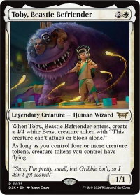 Toby, Beastie Befriender - Duskmourn: House of Horror (DSK) #35 - Rare Magic: The Gathering Trading Card