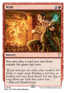 Wish (White Border) - Mystery Booster 2 (MB2) #64 - Rare Magic: The Gathering Trading Card