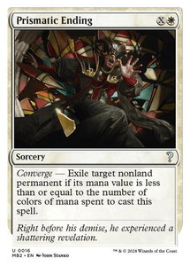 Prismatic Ending (White Border) - Mystery Booster 2 (MB2) #16 - Uncommon Magic: The Gathering Trading Card