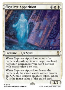 Skyclave Apparition (White Border) - Mystery Booster 2 (MB2) #18 - Rare Magic: The Gathering Trading Card