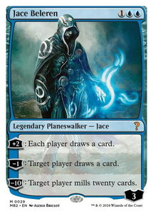 Jace Beleren (White Border) - Mystery Booster 2 (MB2) #29 - Mythic Rare Magic: The Gathering Trading Card