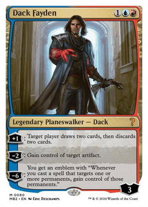 Dack Fayden (White Border) - Mystery Booster 2 (MB2) #80 - Mythic Rare Magic: The Gathering Trading Card