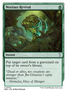 Noxious Revival (White Border) - Mystery Booster 2 (MB2) #70 - Uncommon Magic: The Gathering Trading Card
