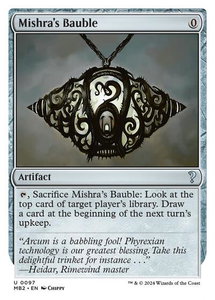 Mishra's Bauble (White Border) - Mystery Booster 2 (MB2) #97 - Uncommon Magic: The Gathering Trading Card