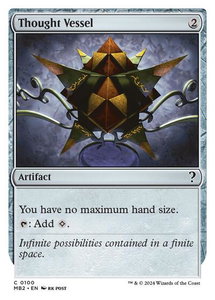 Thought Vessel (White Border) - Mystery Booster 2 (MB2) #100 - Common Magic: The Gathering Trading Card