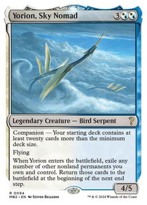 Yorion, Sky Nomad (White Border) - Mystery Booster 2 (MB2) #94 - Rare Magic: The Gathering Trading Card
