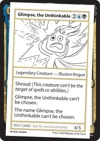 Glimpse, the Unthinkable - Mystery Booster 2 Playtest Cards (MB2PC) #null - Special Magic: The Gathering Trading Card