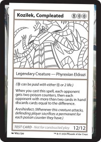 Kozilek, Compleated - Mystery Booster 2 Playtest Cards (MB2PC) #null - Special Magic: The Gathering Trading Card