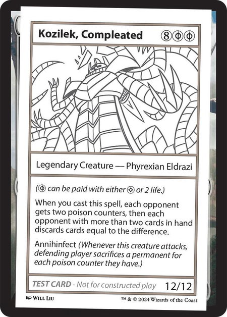 Kozilek, Compleated - Mystery Booster 2 Playtest Cards Magic: The Gathering trading card