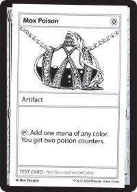 Mox Poison - Mystery Booster 2 Playtest Cards (MB2PC) #null - Special Magic: The Gathering Trading Card