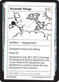 Arcanum Things - Mystery Booster 2 Playtest Cards (MB2PC) #null - Special Magic: The Gathering Trading Card