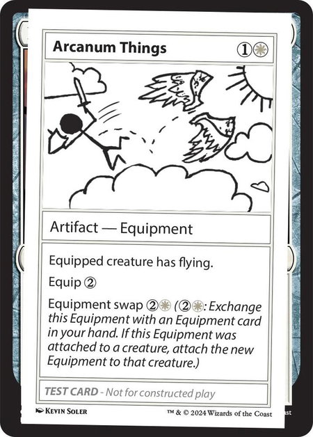 Arcanum Things - Mystery Booster 2 Playtest Cards Magic: The Gathering trading card