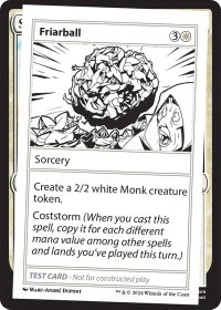 Friarball - Mystery Booster 2 Playtest Cards (MB2PC) #null - Special Magic: The Gathering Trading Card