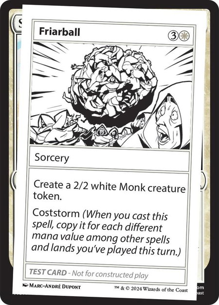 Friarball - Mystery Booster 2 Playtest Cards Magic: The Gathering trading card