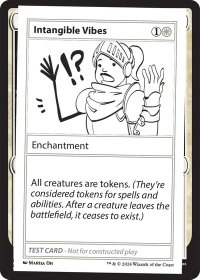 Intangible Vibes - Mystery Booster 2 Playtest Cards (MB2PC) #null - Special Magic: The Gathering Trading Card