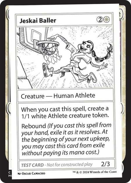 Jeskai Baller - Mystery Booster 2 Playtest Cards Magic: The Gathering trading card