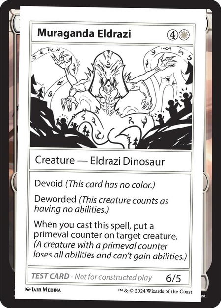 Muraganda Eldrazi - Mystery Booster 2 Playtest Cards Magic: The Gathering trading card