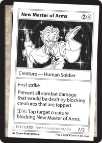 New Master of Arms - Mystery Booster 2 Playtest Cards (MB2PC) #null - Special Magic: The Gathering Trading Card