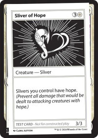 Sliver of Hope - Mystery Booster 2 Playtest Cards (MB2PC) #null - Special Magic: The Gathering Trading Card